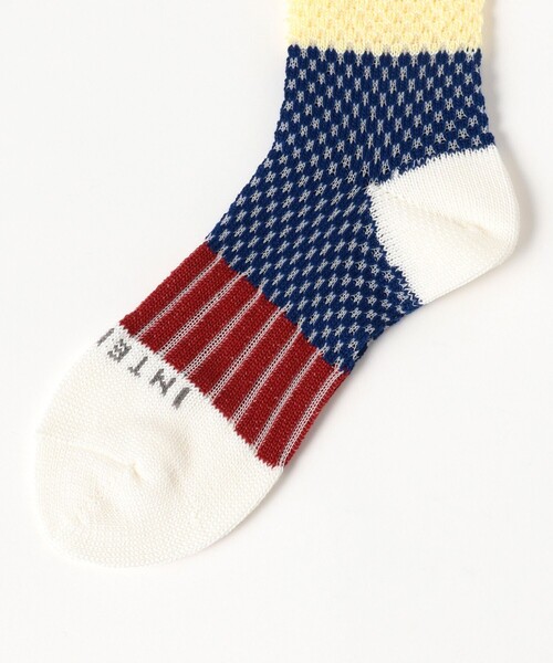 Tricote(トリコテ)の「TRICOTE / BORDER MESH SOCKS(ソックス/靴下・レディース・ホワイト/ブラック・ONE SIZE)」の4枚目の写真