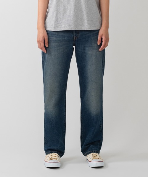 Leviストレートデニム ダークブルー Levi's ジーンズ Levi's/リーバイス 501(R) レギュラ ストレート