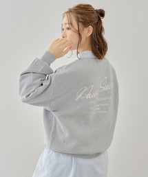 胸刺繍ロゴスウェット