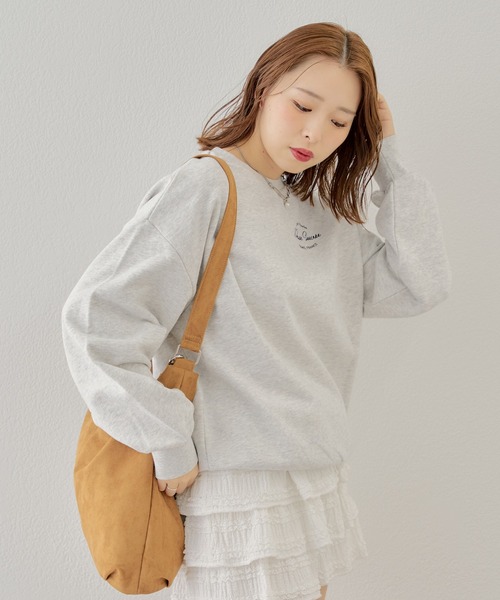 ☆タグなし未使用☆ CINOH ショート丈スウェット セール】ORGANIC COTTON SPANDEX TTL NECK（Tシャツ/カットソー