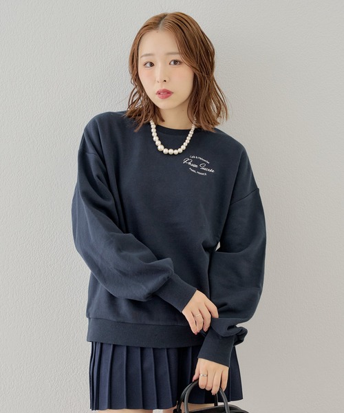 胸刺繍ロゴスウェット（Tシャツ/カットソー）｜Chico（チコ）の