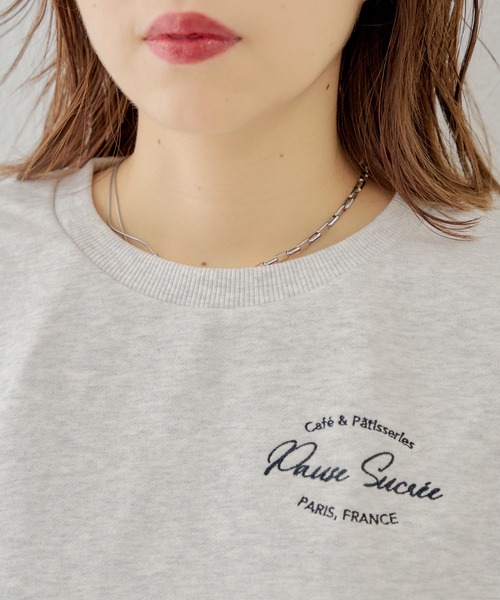 胸刺繍ロゴスウェット（Tシャツ/カットソー）｜Chico（チコ）の