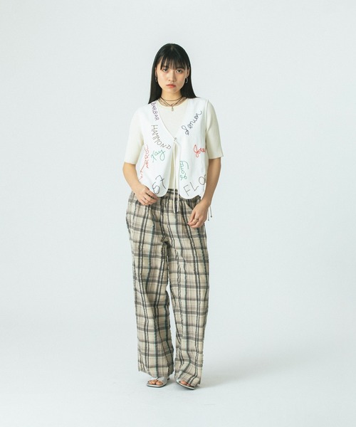 ベスト BEADS EMBROIDERY VEST BEADS EMBROIDERY VEST（ベスト）｜ROSE BUD（ローズバッド）の