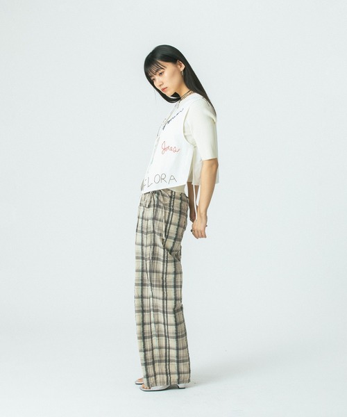 ROSE BUD（ローズバッド）の「BEADS EMBROIDERY VEST（ベスト・レディース・ブラック/ホワイト・ONE SIZE）」の8枚目の写真