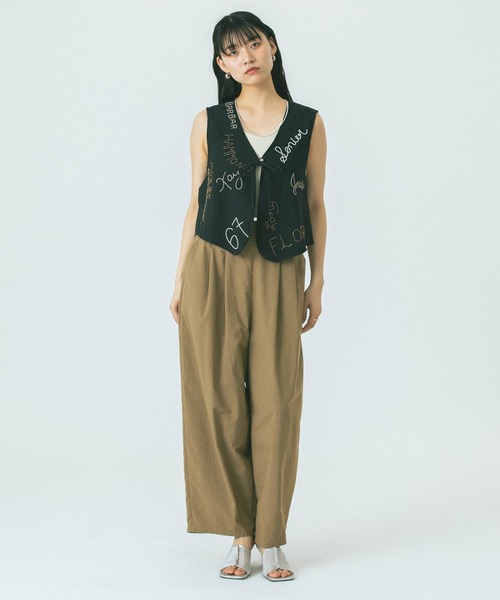 ベスト BEADS EMBROIDERY VEST BEADS EMBROIDERY VEST（ベスト）｜ROSE BUD（ローズバッド）の