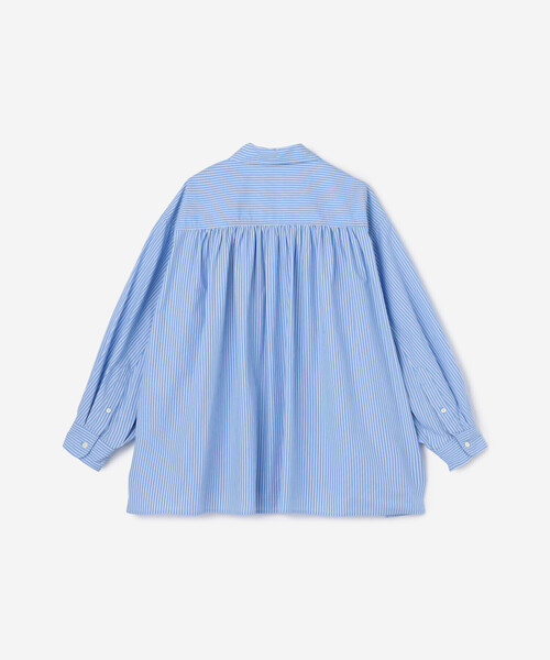 GYMPHLEX(ジムフレックス)の「Gymphlex | コットン レギュラーカラーチュニックシャツ WOMEN(シャツ/ブラウス・レディース・ブラック系その他/ブルー系その他・12)」の4枚目の写真