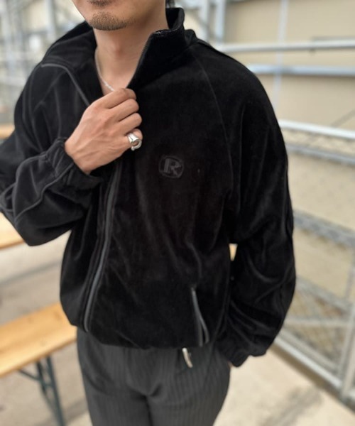 ROTTWEILER（ロットワイラー）の「【ROTTWEILER / ロットワイラー】R9 VELOUR JACKET[RW24A0104]（その他アウター・メンズ・ブラック・L）」の4枚目の写真