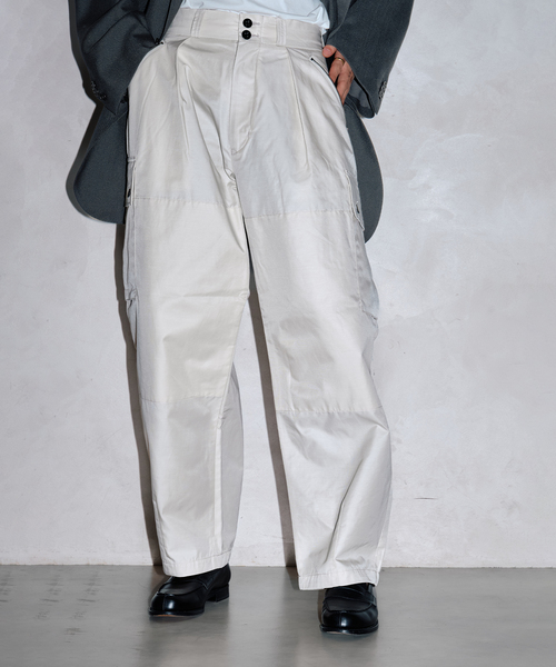 【新品】 ETS.MATERIAUX マテリオ M-38 ベルテッドパンツ ETS.MATERIAUX (マテリオ) FRENCH AFRICAN KUBA HOSPITAL パンツ