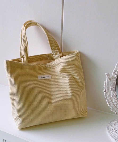 FReePLACe/コーデュロイミニトートバッグ X12406（トートバッグ