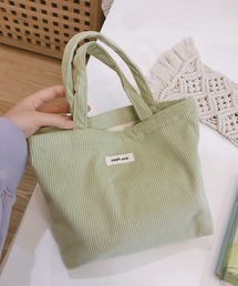 Mignonjour（ミニョンジュール）の「FReePLACe/コーデュロイミニトートバッグ X12406（トートバッグ）」