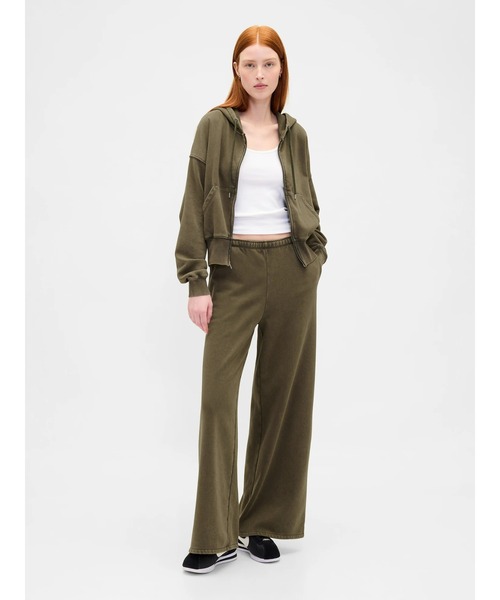 GAP（ギャップ）の「ヴィンテージソフト バギー ワイド スウェットパンツ（スウェットパンツ・レディース・ライトグレー/ブラック/ブラック系その他/ネイビー/ワイン/ダークグリーン/レッド/ブルー系その他/カーキ/ブラウン系その他・XS/S/M/L/XXS）」の14枚目の写真