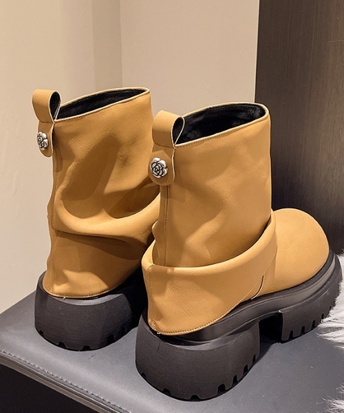 lilful（リルフル）の「厚底ショートエンジニアブーツ（ブーツ・レディース・ブラウン/ブラック・37/36/35）」の19枚目の写真