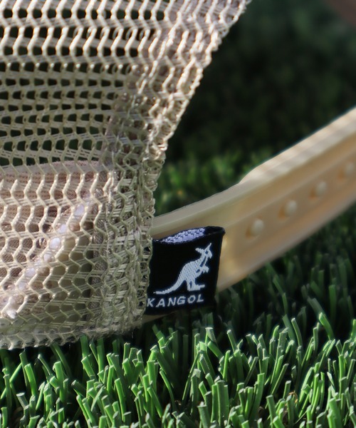 KANGOL（カンゴール）の「【KANGOL/カンゴール】トラッカーメッシュ ロゴキャップ（キャップ・メンズ・ブラック×ホワイト/ベージュ/ブラック・FREE）」の13枚目の写真