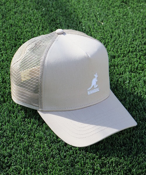 KANGOL（カンゴール）の「【KANGOL/カンゴール】トラッカーメッシュ ロゴキャップ（キャップ・メンズ・ブラック×ホワイト/ベージュ/ブラック・FREE）」の10枚目の写真
