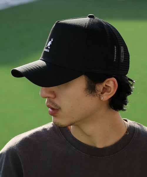 KANGOL（カンゴール）の「【KANGOL/カンゴール】トラッカーメッシュ ロゴキャップ（キャップ・メンズ・ブラック×ホワイト/ベージュ/ブラック・FREE）」の17枚目の写真