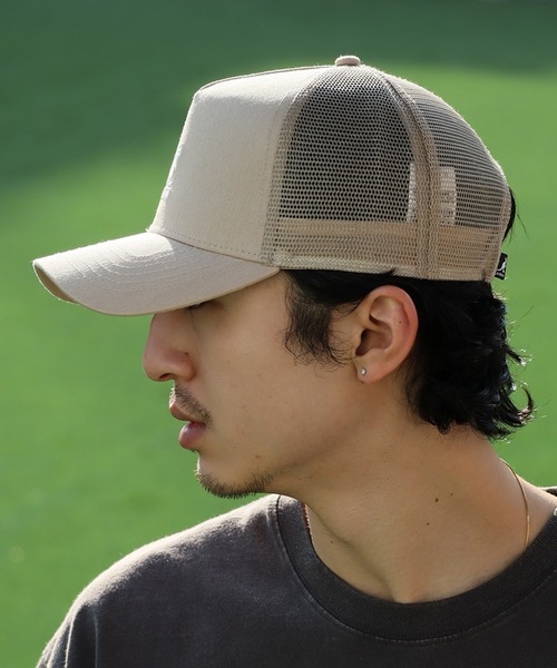 KANGOL（カンゴール）の「【KANGOL/カンゴール】トラッカーメッシュ ロゴキャップ（キャップ・メンズ・ブラック×ホワイト/ベージュ/ブラック・FREE）」の19枚目の写真