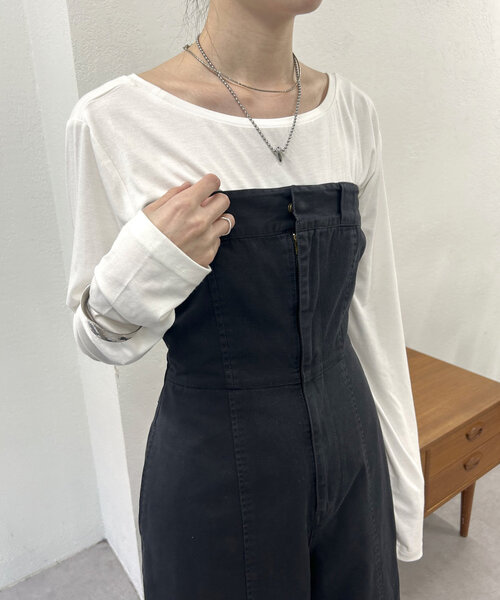 mystic Dickies 製品染めベアオールインワン ブラック Mサイズ セール】Dickies 製品染めベアオールインワン（その他パンツ