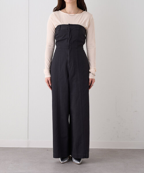 mystic Dickies 製品染めベアオールインワン ブラック Mサイズ セール】Dickies 製品染めベアオールインワン（その他パンツ