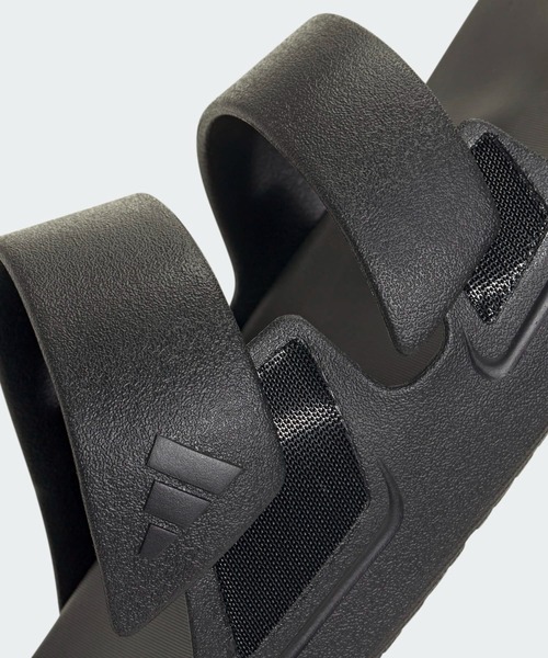 【アシンメトリーストラップ】adidas アディダス サマーサンダル adidas(アディダス)ターコイズブルーTストラップフラット