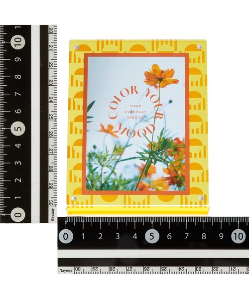 カラフルアクリルフレームmini イエロー（フォトフレーム