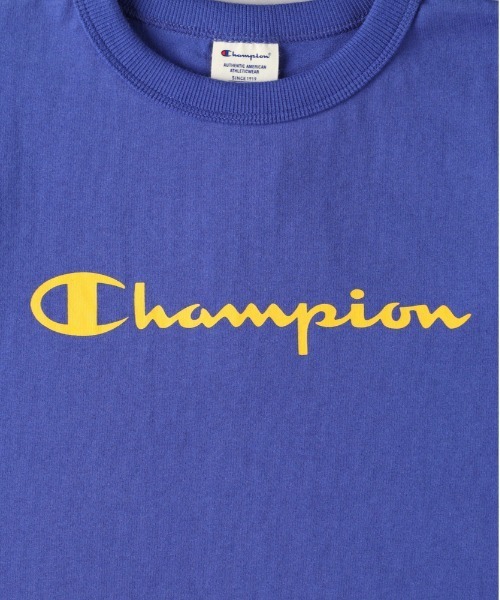 Champion（チャンピオン）の「【Champion】スクリプトロゴ半袖Ｔシャツ（Tシャツ/カットソー・キッズ・ホワイト/ブルー/ブラック・140/150/160/130）」の5枚目の写真