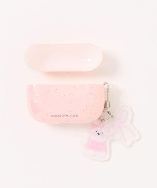 ammy.（エイミードット）の「【 ammy. / エイミードット 】 キーホルダー付き エアポッズ ケース AirPods / AirPodsPro（ヘッドフォン/イヤホン・レディース・ピンク/ミント/アクア/アイボリー・A/C/B）」の5枚目の写真