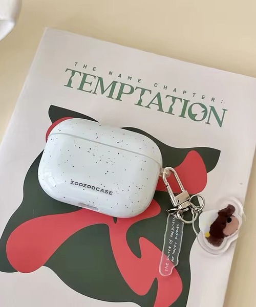 ammy.（エイミードット）の「【 ammy. / エイミードット 】 キーホルダー付き エアポッズ ケース AirPods / AirPodsPro（ヘッドフォン/イヤホン・レディース・ピンク/ミント/アクア/アイボリー・A/C/B）」の3枚目の写真