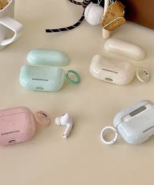 ammy.（エイミードット）の「【 ammy. / エイミードット 】 キーホルダー付き エアポッズ ケース AirPods / AirPodsPro（ヘッドフォン/イヤホン・レディース・ピンク/ミント/アクア/アイボリー・A/C/B）」の15枚目の写真