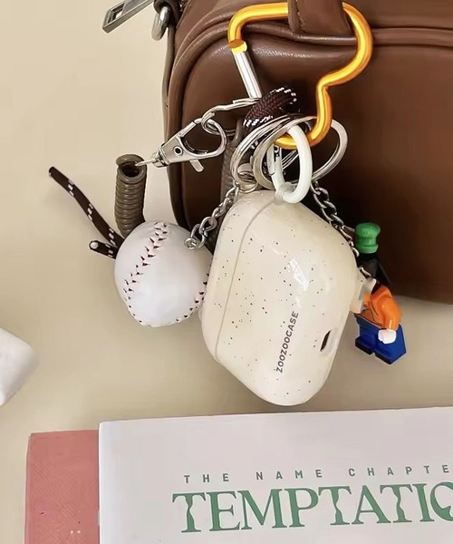 ammy.（エイミードット）の「【 ammy. / エイミードット 】 キーホルダー付き エアポッズ ケース AirPods / AirPodsPro（ヘッドフォン/イヤホン・レディース・ピンク/ミント/アクア/アイボリー・A/C/B）」の9枚目の写真