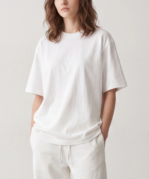 INNOCENT(イノセント)の「【DF001】【D-FACTORY】9.2オンス オープンエンド スーパー へヴィーウェイト Tシャツ(Tシャツ/カットソー・メンズ・ブラック/ホワイト・LARGE/X-LARGE/MEDIUM)」の2枚目の写真
