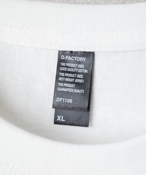 INNOCENT(イノセント)の「【DF001】【D-FACTORY】9.2オンス オープンエンド スーパー へヴィーウェイト Tシャツ(Tシャツ/カットソー・メンズ・ブラック/ホワイト・LARGE/X-LARGE/MEDIUM)」の11枚目の写真