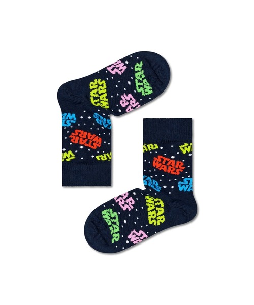 Happy Socks(ハッピーソックス)の「【RS】【Happy Socks × Star Wars】 Limited kids sock(ソックス/靴下・キッズ・ネイビー・MEDIUM)」の1枚目の写真