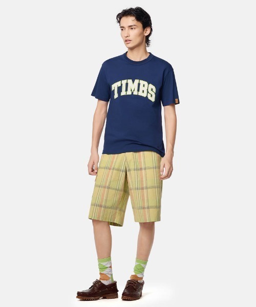 Timberland(ティンバーランド)の「Timberland TOKYO DESIGN COLLECTIVE TIMBS SS TEE(ティンバーランド TDC TIMBS ショートスリーブティー)(Tシャツ/カットソー・メンズ・ネイビー系/ホワイト系・SMALL/MEDIUM/LARGE/X-LARGE)」の8枚目の写真