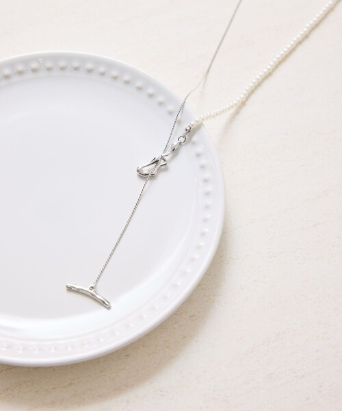 ROPE' PICNIC(ロペピクニック)の「パール×チェーンラリエットネックレス(ネックレス・レディース・ゴールド/シルバー・FREE)」の2枚目の写真