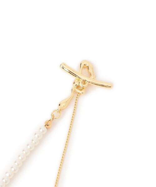 ROPE' PICNIC(ロペピクニック)の「パール×チェーンラリエットネックレス(ネックレス・レディース・ゴールド/シルバー・FREE)」の5枚目の写真