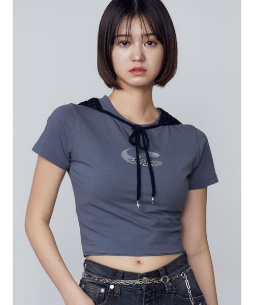 EMODA 新作　Tシャツ セール】ジャージオーバーボックストップ（Tシャツ/カットソー