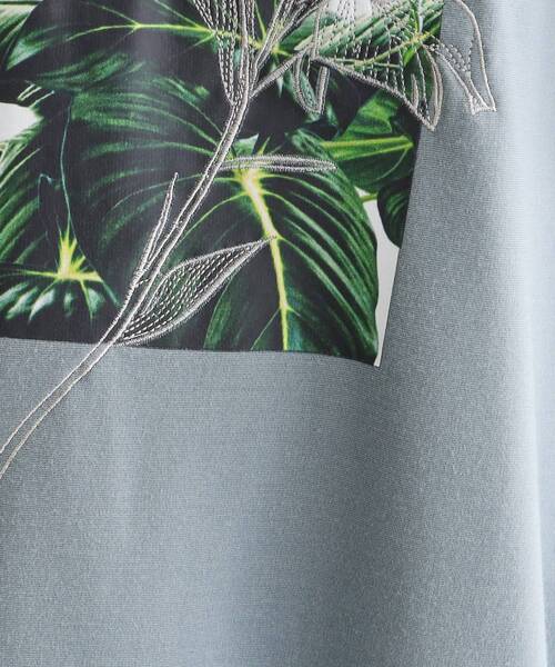 tk.TAKEO KIKUCHI（ティーケータケオキクチ）の「フラワープリントTシャツ（Tシャツ/カットソー・メンズ・ライトグリーン/ホワイト/ブラック・01/03/02）」の12枚目の写真