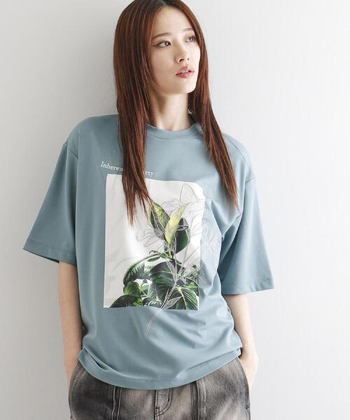 tk.TAKEO KIKUCHI（ティーケータケオキクチ）の「フラワープリントTシャツ（Tシャツ/カットソー・メンズ・ライトグリーン/ホワイト/ブラック・01/03/02）」の11枚目の写真