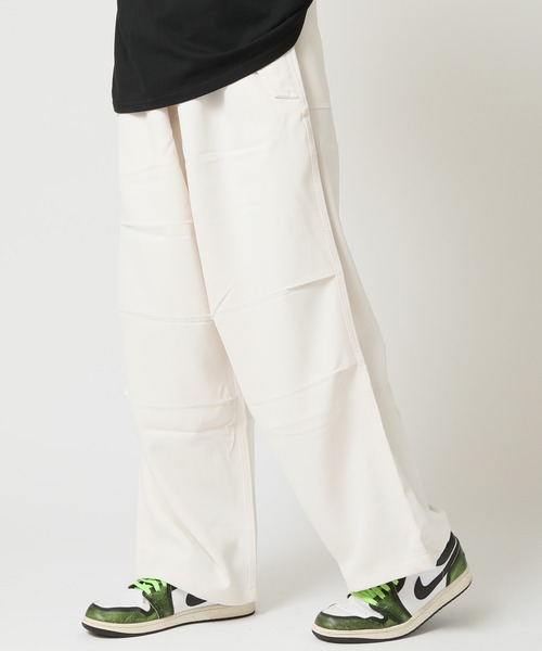 ARCADE（アーケード）の「ワイドシルエット ウエストゴム 裾ドローコード パラシュートパンツ NEOSARTIC（チノパンツ・メンズ・ブラック/カーキ/チャコールグレー/アイボリー・L/LL/M）」の21枚目の写真