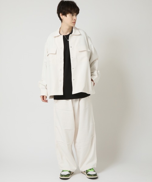 ARCADE（アーケード）の「ワイドシルエット ウエストゴム 裾ドローコード パラシュートパンツ NEOSARTIC（チノパンツ・メンズ・ブラック/カーキ/チャコールグレー/アイボリー・L/LL/M）」の17枚目の写真