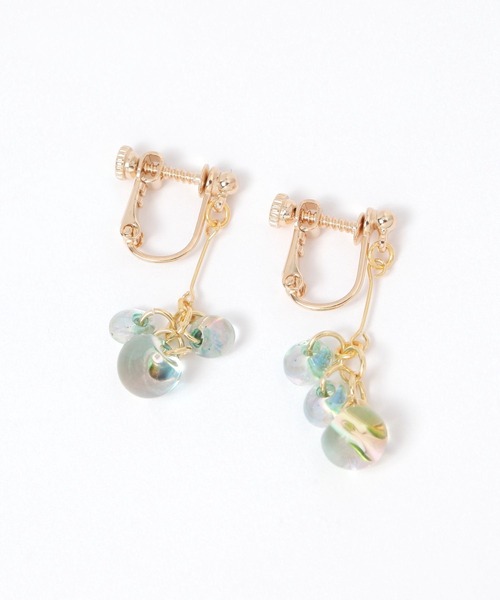 GLOBAL WORK（グローバルワーク）の「MADE IN JAPAN/ドロップガラスイヤリング/325829（イヤリング・レディース・その他1/その他2・ONE SIZE）」の2枚目の写真