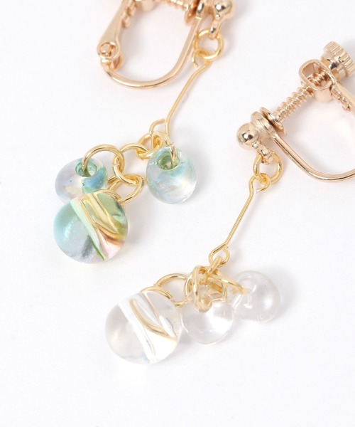 GLOBAL WORK（グローバルワーク）の「MADE IN JAPAN/ドロップガラスイヤリング/325829（イヤリング・レディース・その他1/その他2・ONE SIZE）」の3枚目の写真