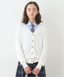 pom ponette junior（ポンポネットジュニア）の「*【接触冷感・抗菌防臭】Vネックカーディガン（カーディガン/ボレロ・キッズ）」
