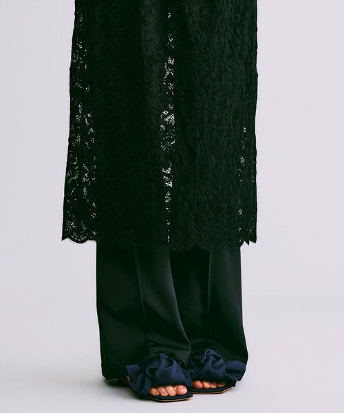 NOISE MAKER（ノイズメーカー）の「ビッグリボンサンダル【MADE IN JAPAN】（サンダル・レディース・ネイビー/イエロー/ボルドー・23.5/24.5）」の4枚目の写真