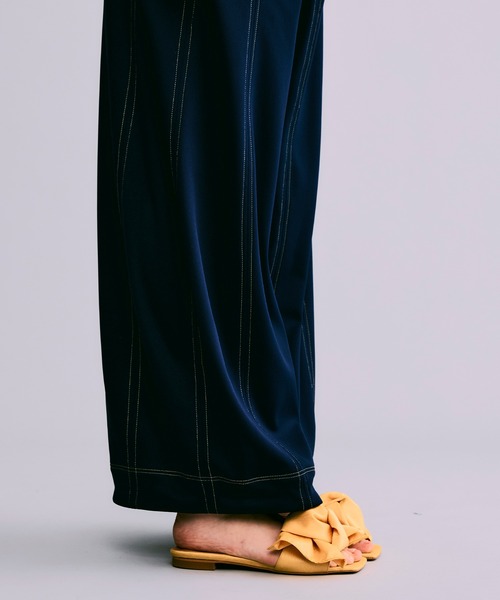 NOISE MAKER（ノイズメーカー）の「ビッグリボンサンダル【MADE IN JAPAN】（サンダル・レディース・ネイビー/イエロー/ボルドー・23.5/24.5）」の15枚目の写真