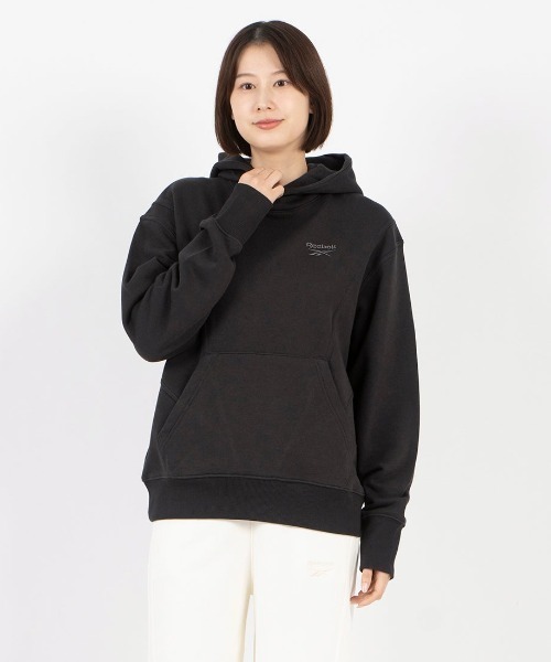 Reebok(リーボック)の「アイコン エレメンツ フーディー / ICON ELEMENTS HOODIE(パーカー・メンズ・ブルーグレー/ブラック・MEDIUM/SMALL/LARGE/X-LARGE/XX-LARGE)」の2枚目の写真