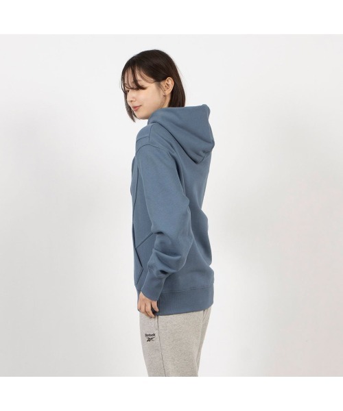 Reebok(リーボック)の「アイコン エレメンツ フーディー / ICON ELEMENTS HOODIE(パーカー・メンズ・ブルーグレー/ブラック・MEDIUM/SMALL/LARGE/X-LARGE/XX-LARGE)」の3枚目の写真