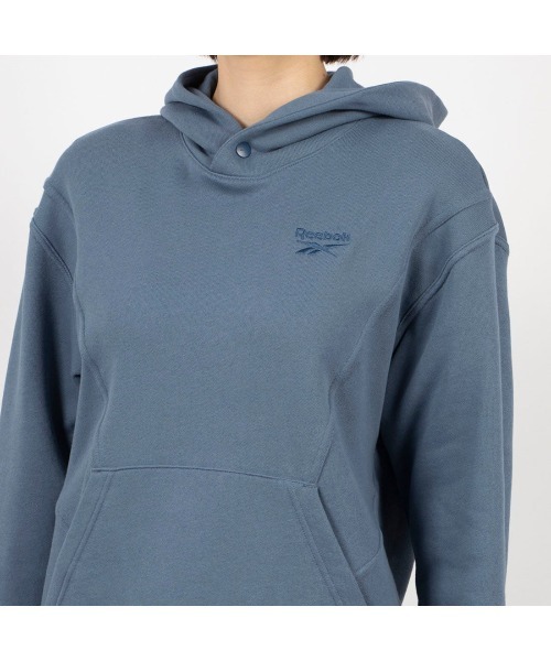 Reebok(リーボック)の「アイコン エレメンツ フーディー / ICON ELEMENTS HOODIE(パーカー・メンズ・ブルーグレー/ブラック・MEDIUM/SMALL/LARGE/X-LARGE/XX-LARGE)」の5枚目の写真