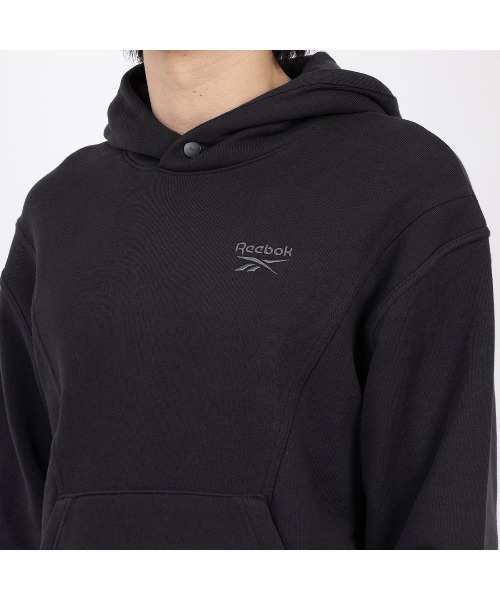 Reebok(リーボック)の「アイコン エレメンツ フーディー / ICON ELEMENTS HOODIE(パーカー・メンズ・ブルーグレー/ブラック・MEDIUM/SMALL/LARGE/X-LARGE/XX-LARGE)」の9枚目の写真