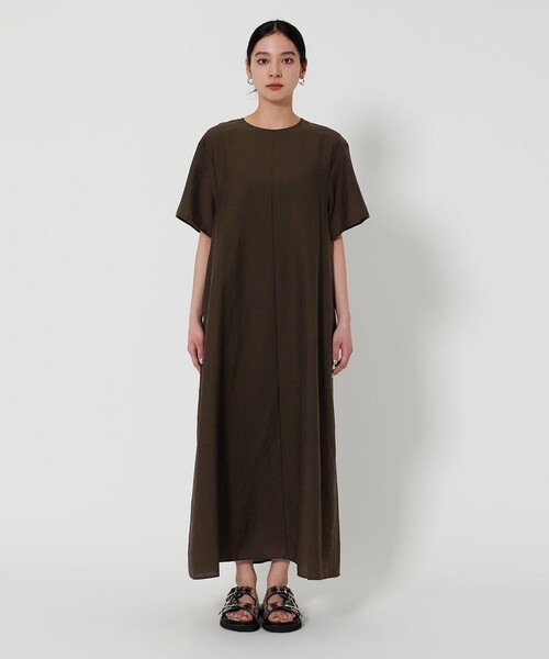 BEAUTY&YOUTH UNITED ARROWS（ビューティーアンドユースユナイテッドアローズ）の「シアー バックリボン ワンピース（ワンピース・レディース・ダークブラウン/ブラック/ダークグレー・M/S/XS）」の8枚目の写真